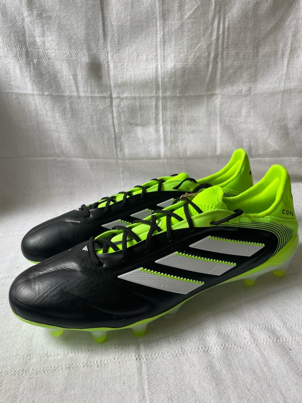 Adidas Copa Pure 3 Elite FG Soccer Cleats Black Green Men's Size 11 JH6304 NEW